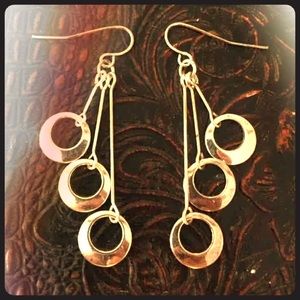 Triple Ring Earrings